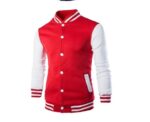Wholesale Men’s Varsity College Jacket, Blank Letterman Style - Image 4