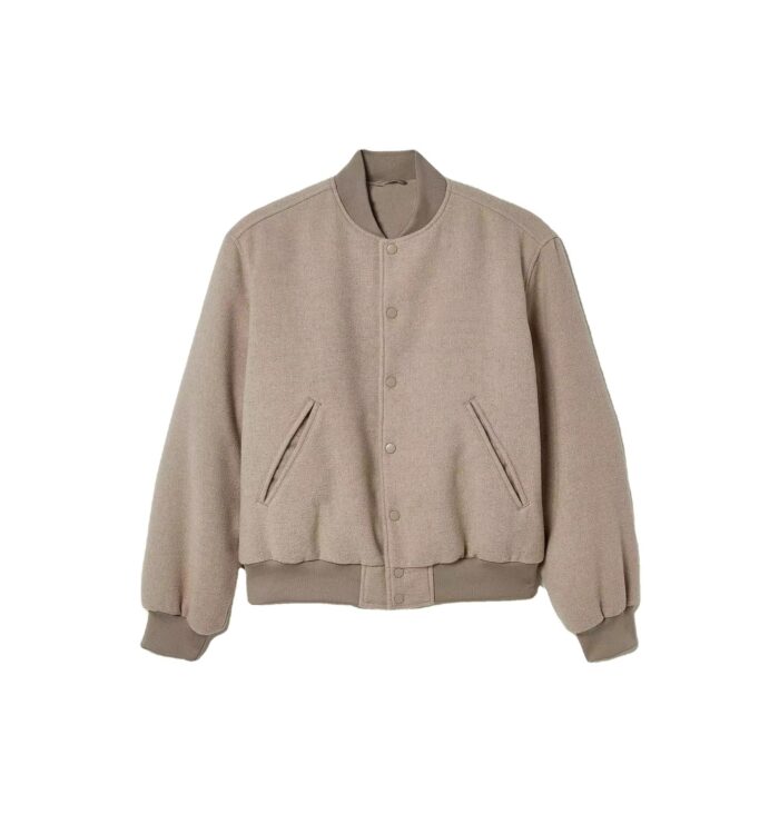 Wool Men’s Letterman Style Jacket Wool Men’s Letterman Style Jacket