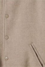 100% Wool Men’s Letterman Style Jacket, Custom Design - Image 4
