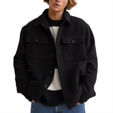 OEM Custom Design Wool Blend Jacket Regular Fit