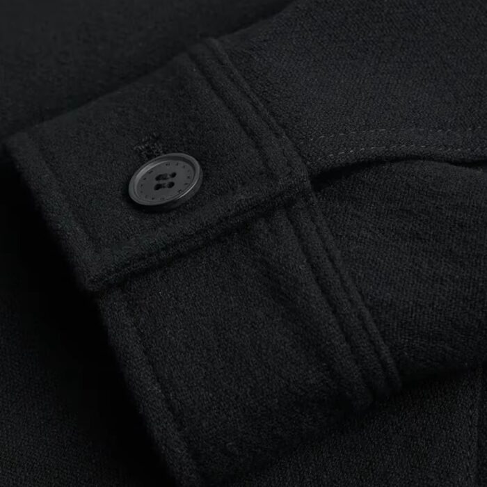 OEM Custom Design Wool Blend Jacket Regular Fit - Image 5