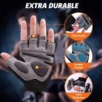 Heavyweight Half Finger Gym Gloves, Strong Grip Training Gloves - Image 2