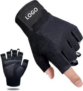 Anti-Slip Fitness Gym Gloves, Breathable Weightlifting Gloves