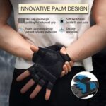 Anti-Slip Fitness Gym Gloves, Breathable Weightlifting Gloves - Image 3