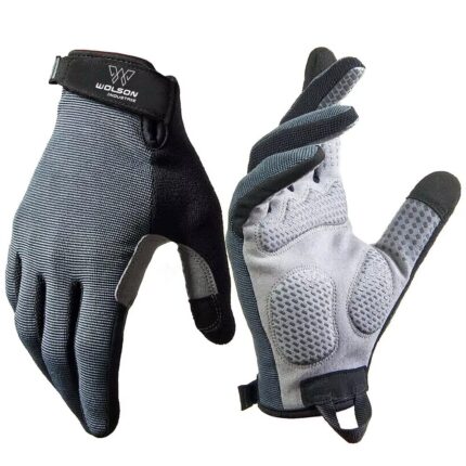 Full Finger Gym Gloves, Durable Bodybuilding & Weightlifting