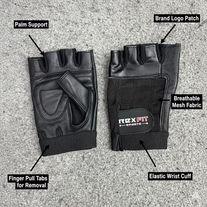 Professional Weightlifting Gym Gloves Fitness Training Gloves - Image 5