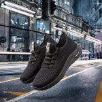 Men's Athletic Sneakers Rubber Sole Running Gym Shoes - Image 3