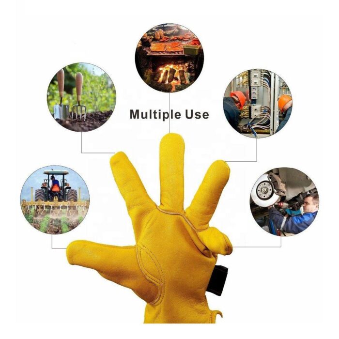 High Quality Durable Genuine Leather Driver Gloves - Image 4
