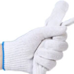 Nylon Cotton Driving Gloves Work Safety Cotton Roping Gloves - Image 2