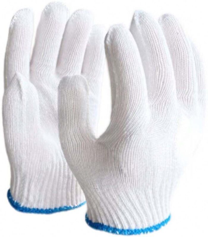 Nylon Cotton Driving Gloves Work Safety Cotton Roping Gloves - Image 4