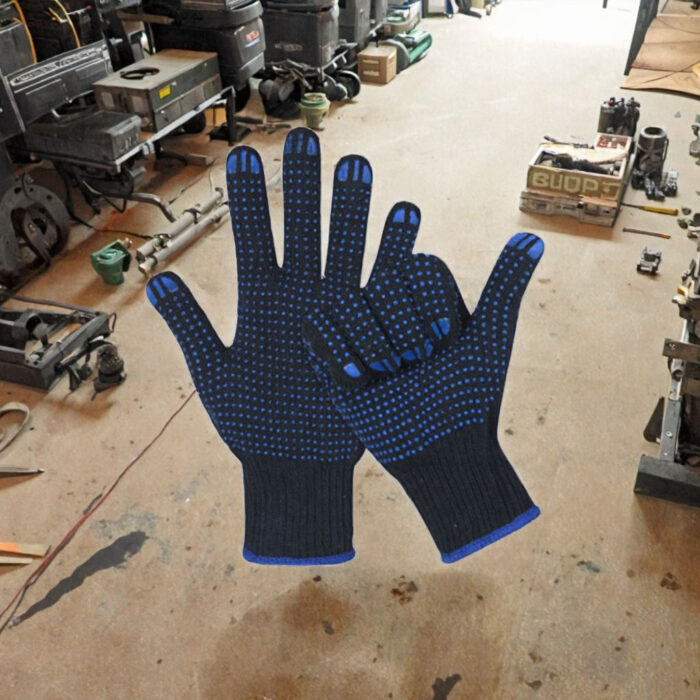 Driving  Gloves with PVC Black Dots - Image 3