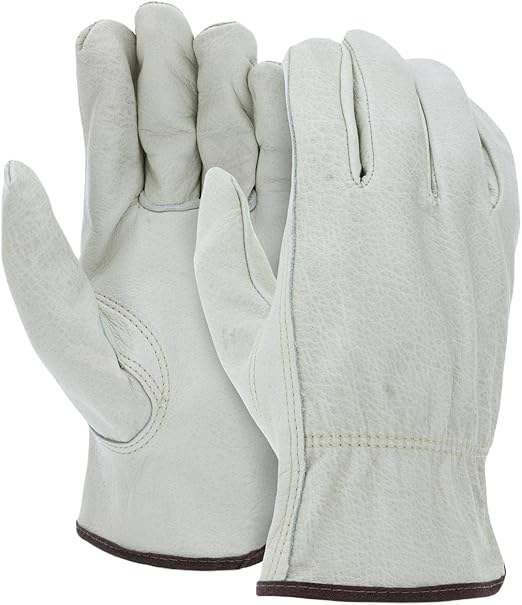 Leather Work Gloves for Men or Women for Driving Leather Work Gloves for Men or Women for Driving - Image 1